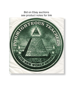 poor righteous teachers - New world order - Sticker - 5.75" x 5.75