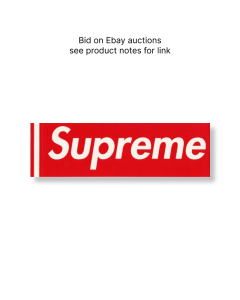 Supreme Original Red Box Logo 95' Sticker