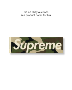 Supreme Original Camo Box Logo Sticker