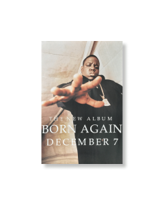 Biggie Smalls - Born Again - Poster on Cardboard - 24" x 36"