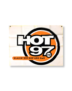 "Rare" Original Hot 97 Show Banner 36" X 40"