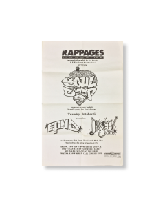 Rare Original RAPPAGES "Soul Deep" EPMD/DAS EFX - folded Poster - 23" x 45"