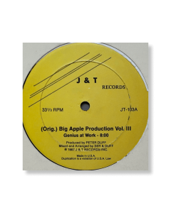 Various ‎– (Orig.) Big Apple Production Vol. III - 12" Single